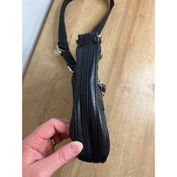 Marc by Marc Jacobs Vintage Black Pebbled Leather Small Shoulder Bag 90s Y2K - Picture 5 of 13